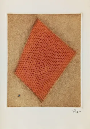 Incisione Piza - Carte de Voeux - Galerie Michel (Paris) 