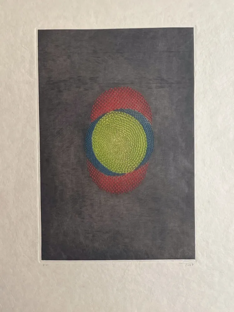 Incisione Piza - Rouge bleu vert 