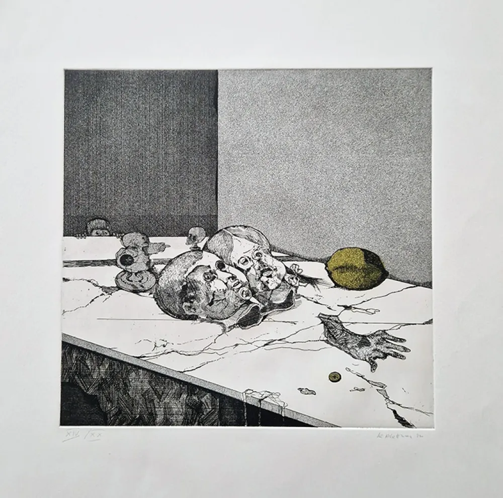 Acquaforte Plattner - Il tavolo