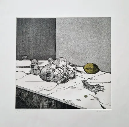 Acquaforte Plattner - Il tavolo