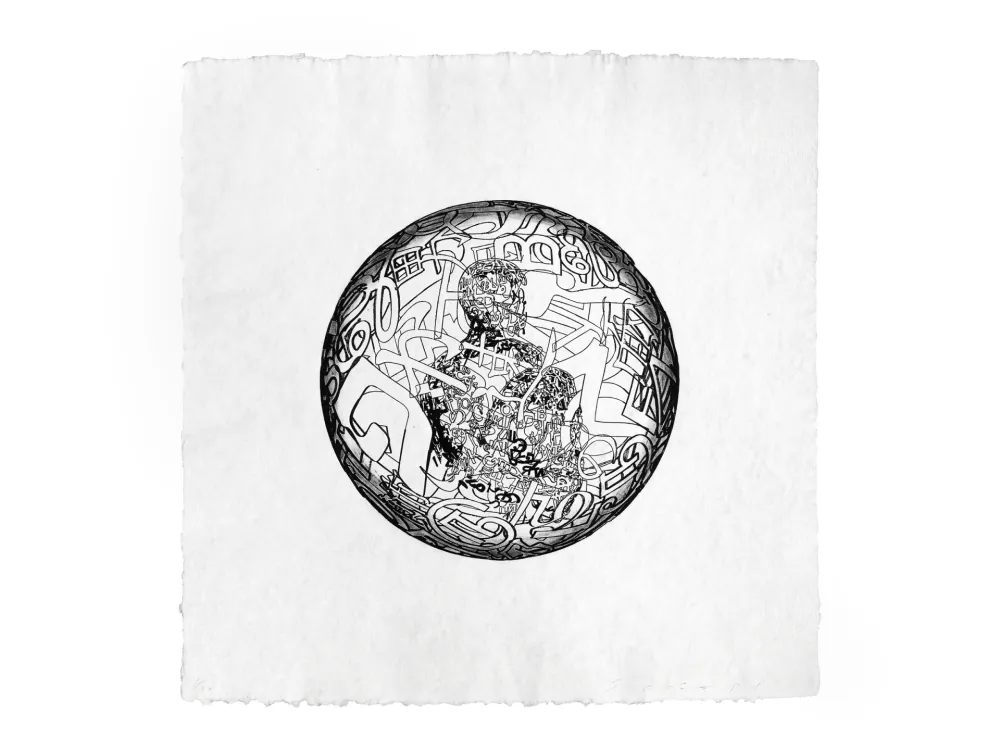 Incisione Plensa - Alchimistes 1