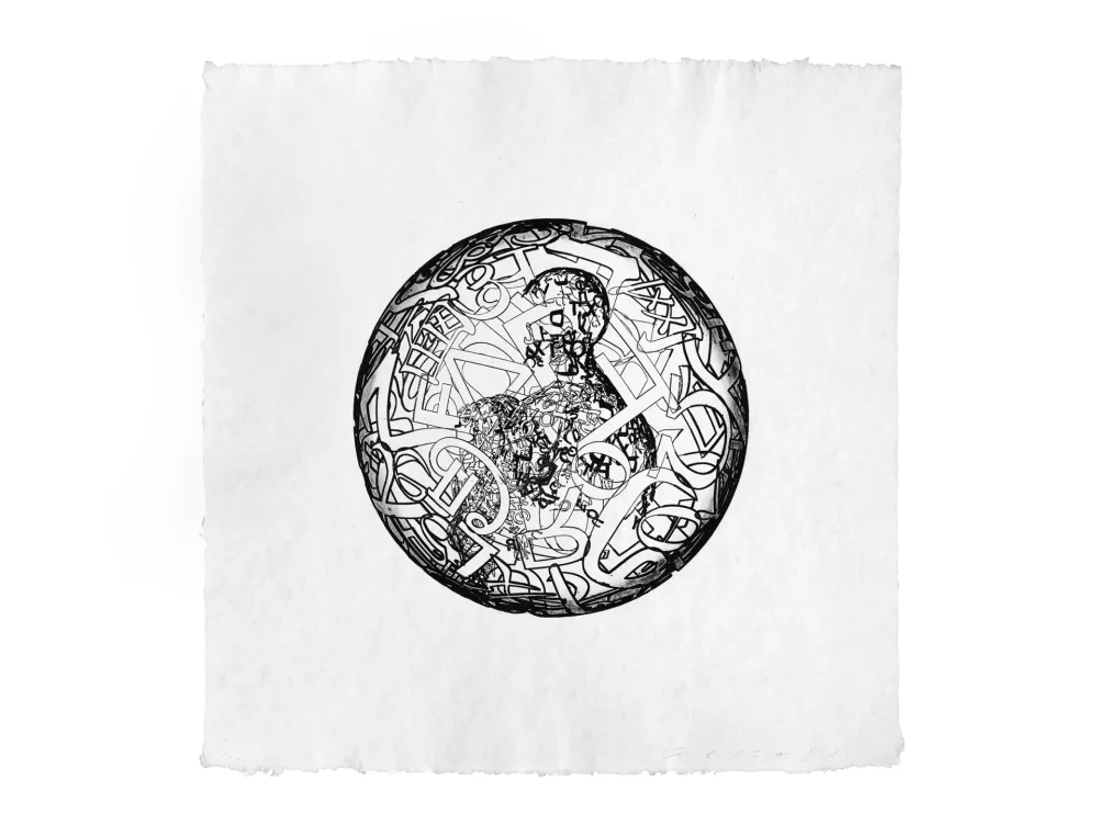 Incisione Plensa - Alchimistes 2