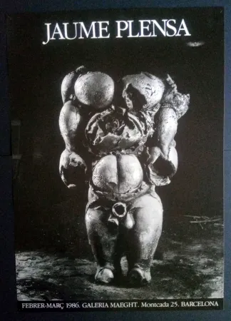 Manifesti Plensa - JAUME PLENSA MAEGHT 1986 