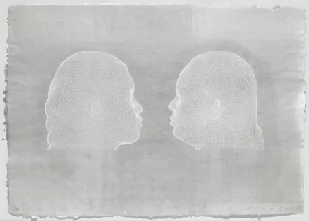 Incisione Plensa - Nuria et Irma (blanc)