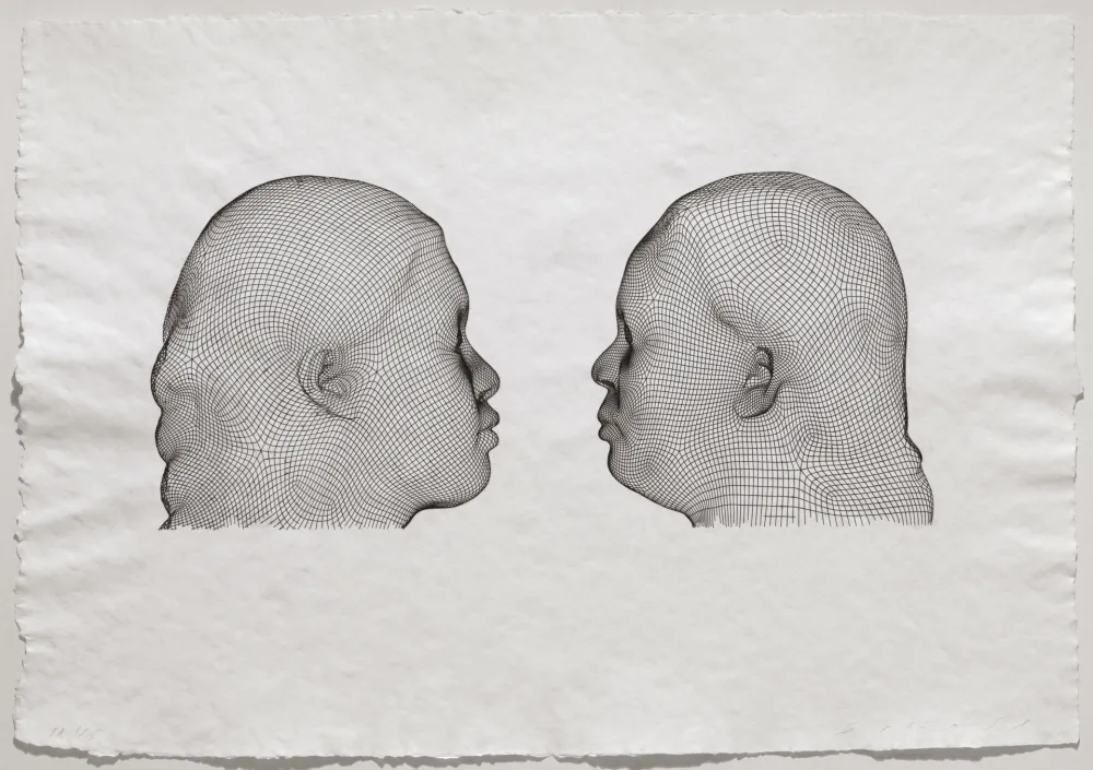 Incisione Plensa - Nuria & Irma (noir)