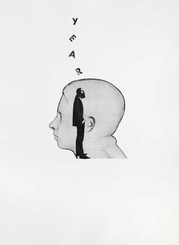 Incisione Plensa - Suite du temps XIV