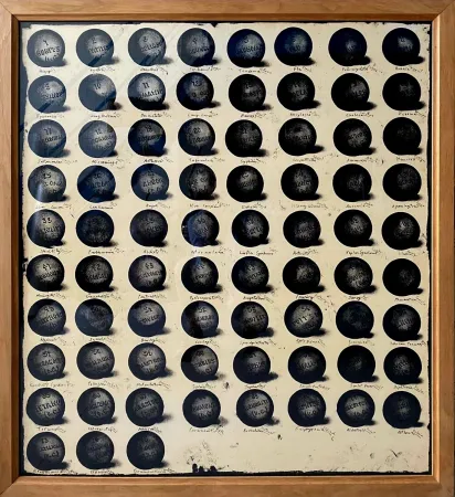 Litografia Plensa - Twins