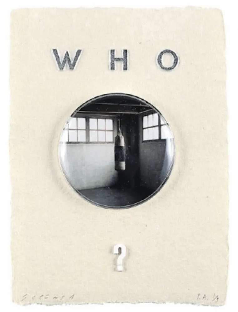 Incisione Plensa - Who?