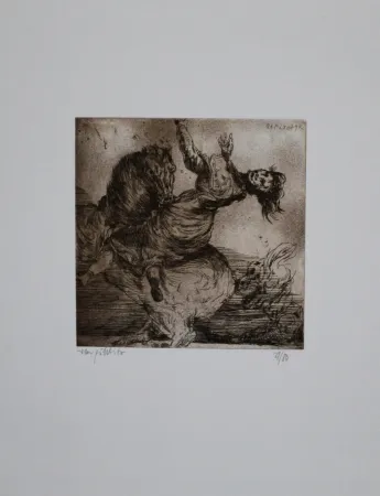 Acquaforte E Acquatinta Pöhlitz - Wilder Ritt