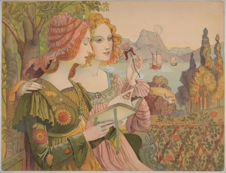 Litografia Point  - La légende dorée, 1897