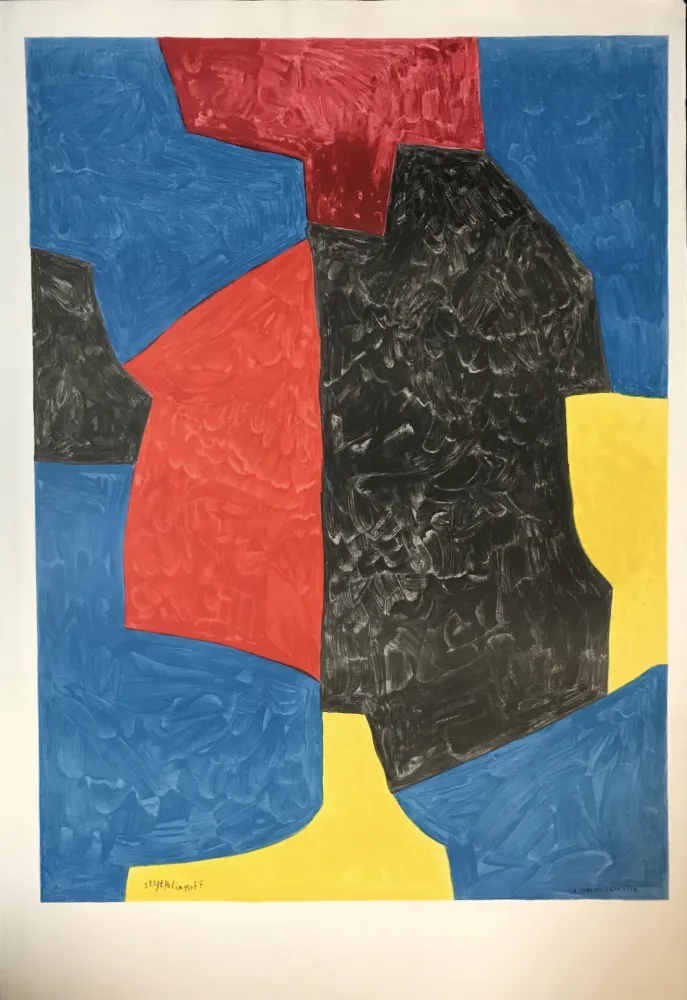 Litografia Poliakoff - Sans titre