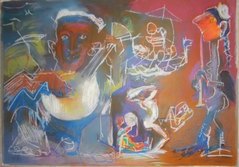 Litografia Pomar - Sans titre