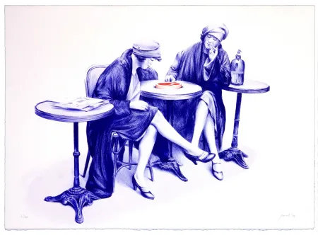 Litografia Pomet - Ménages à trois