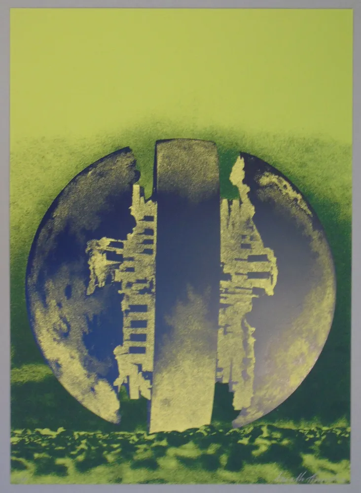 Litografia Pomodoro - Composizione