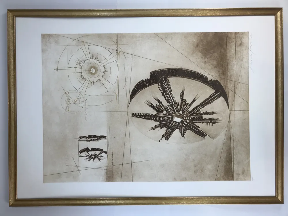 Acquaforte E Acquatinta Pomodoro - Grande disco