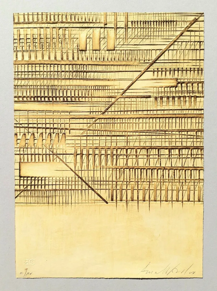 Acquaforte Pomodoro - Lettera sbarrata