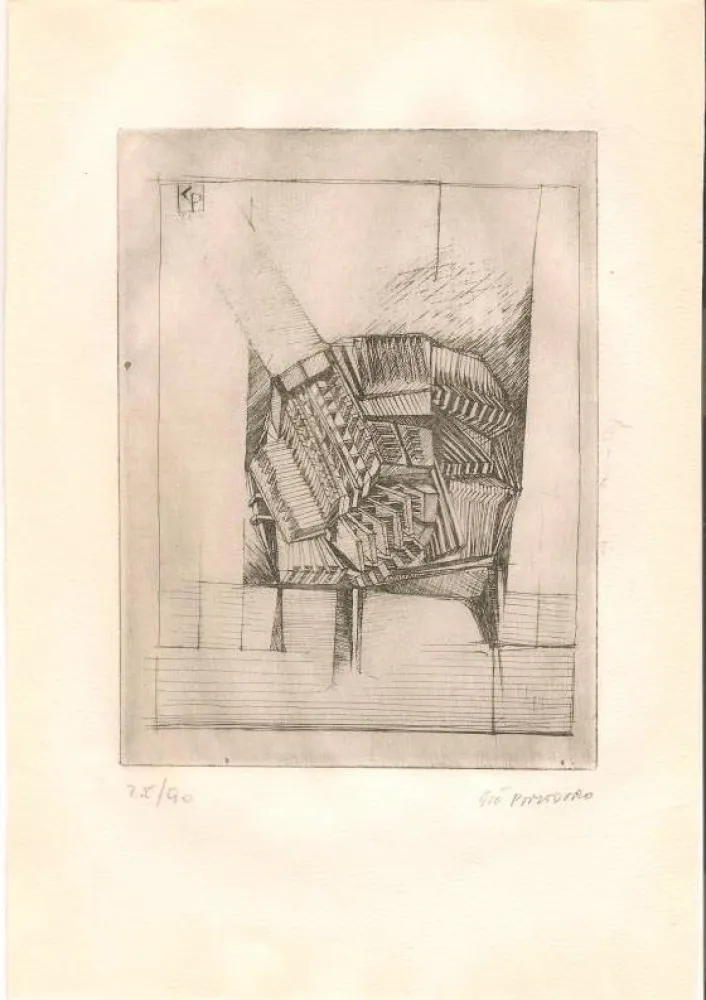 Incisione Pomodoro - SENZA TITOLO