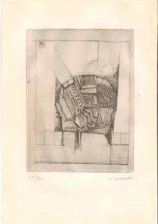 Incisione Pomodoro - SENZA TITOLO