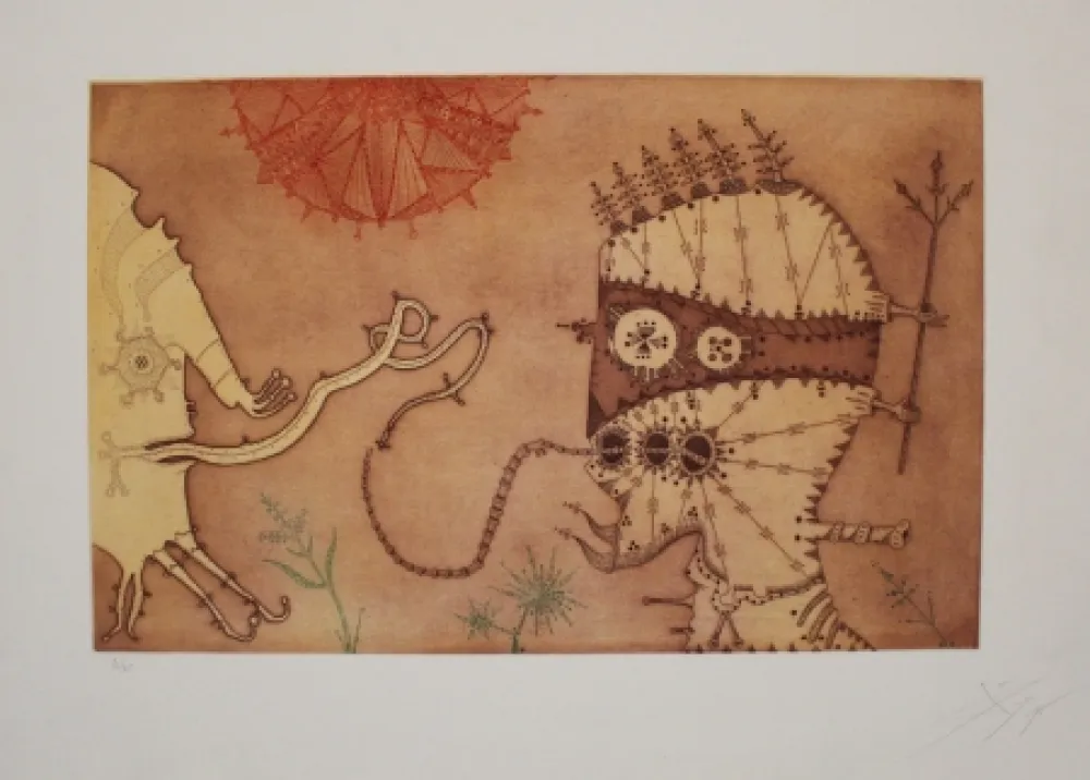 Acquaforte E Acquatinta Ponç - Amor