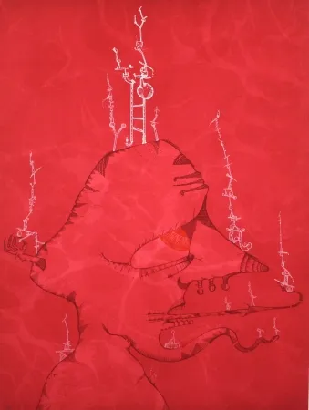 Litografia Ponç - Barcelona 1