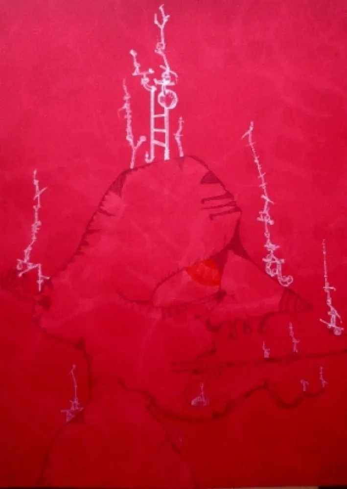 Litografia Ponç - Barcelone 1