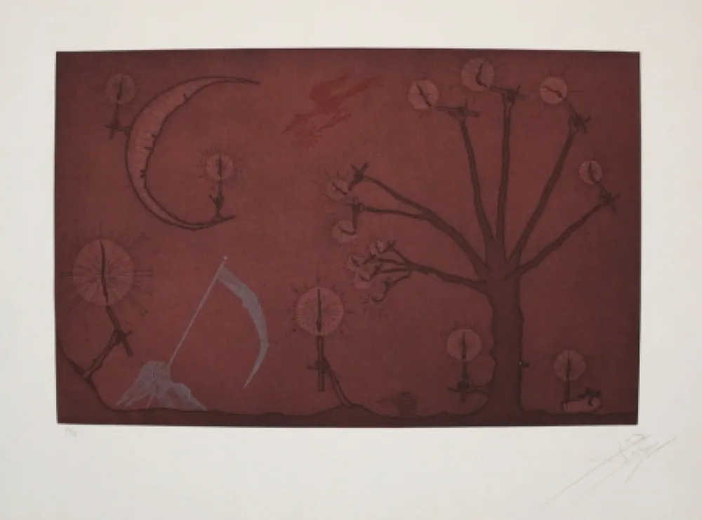 Acquaforte E Acquatinta Ponç - Capvespre Màgic / Enchanted Evening