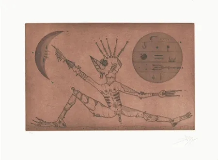 Acquaforte E Acquatinta Ponç - Entre dues llunes