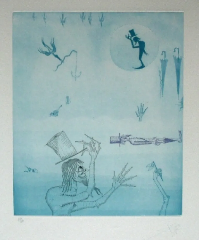 Acquaforte E Acquatinta Ponç - Mer intérieure