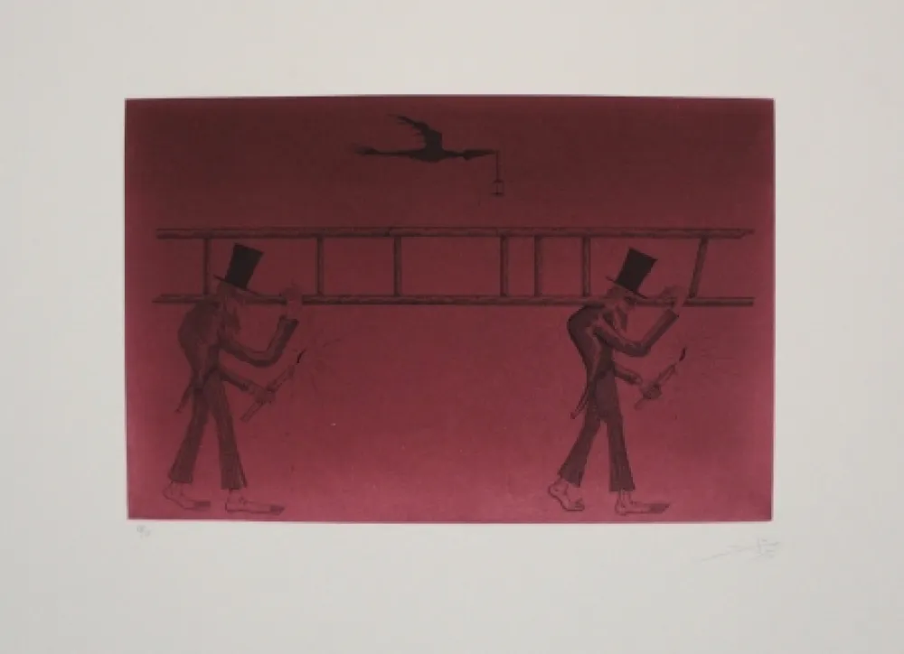 Acquaforte E Acquatinta Ponç - Nocturno