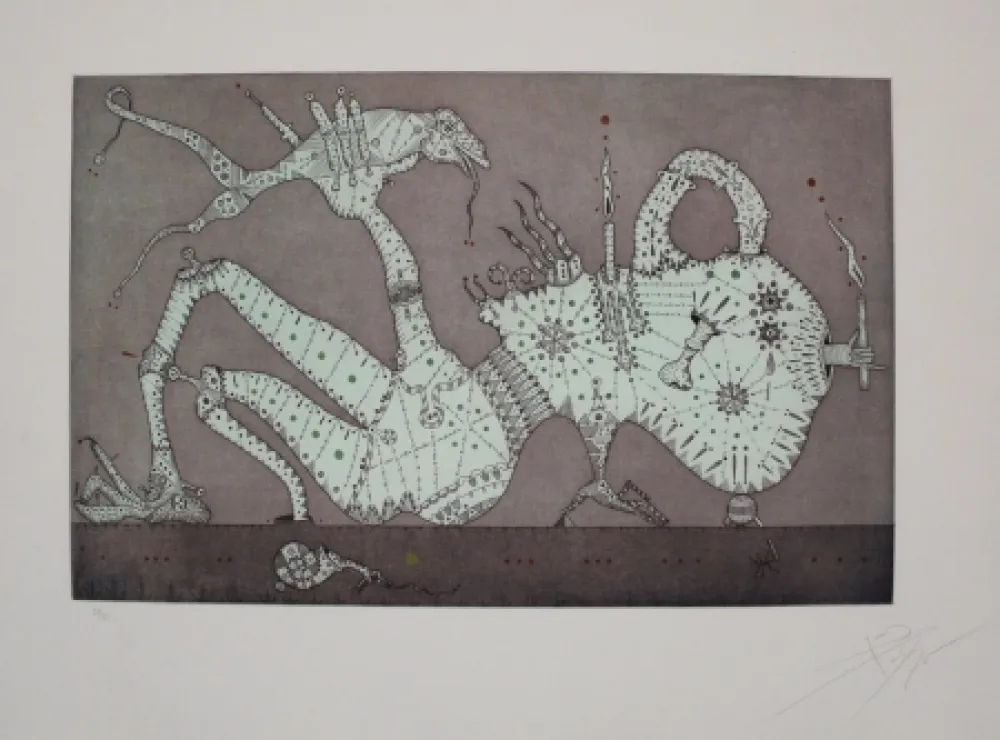 Acquaforte E Acquatinta Ponç - Onanista