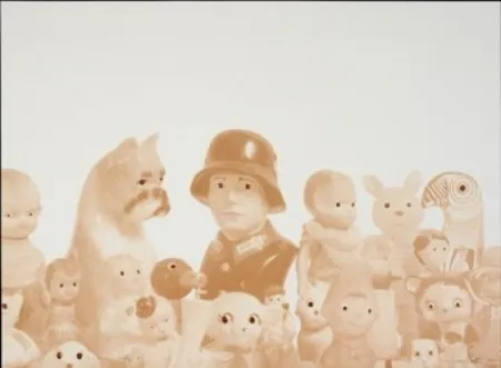 Litografia Porter - Sin título con nazi