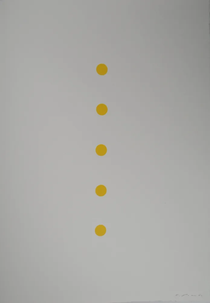 Litografia Prantl - Alignement Jaune 