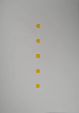 Litografia Prantl - Alignement Jaune 