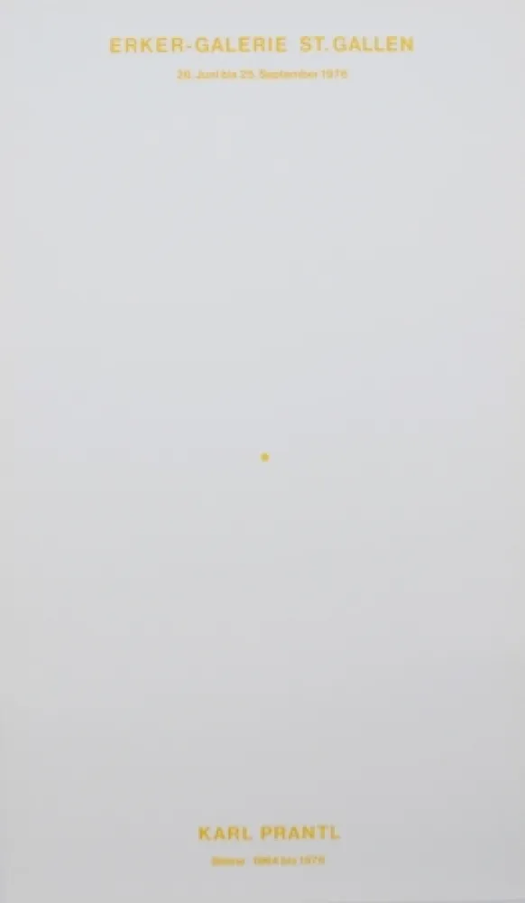 Litografia Prantl - Der gelbe Punkt / The Yellow Dot
