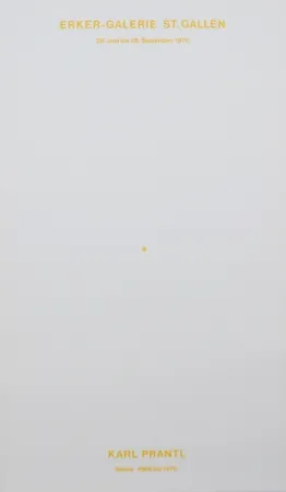 Litografia Prantl - Der gelbe Punkt / The Yellow Dot
