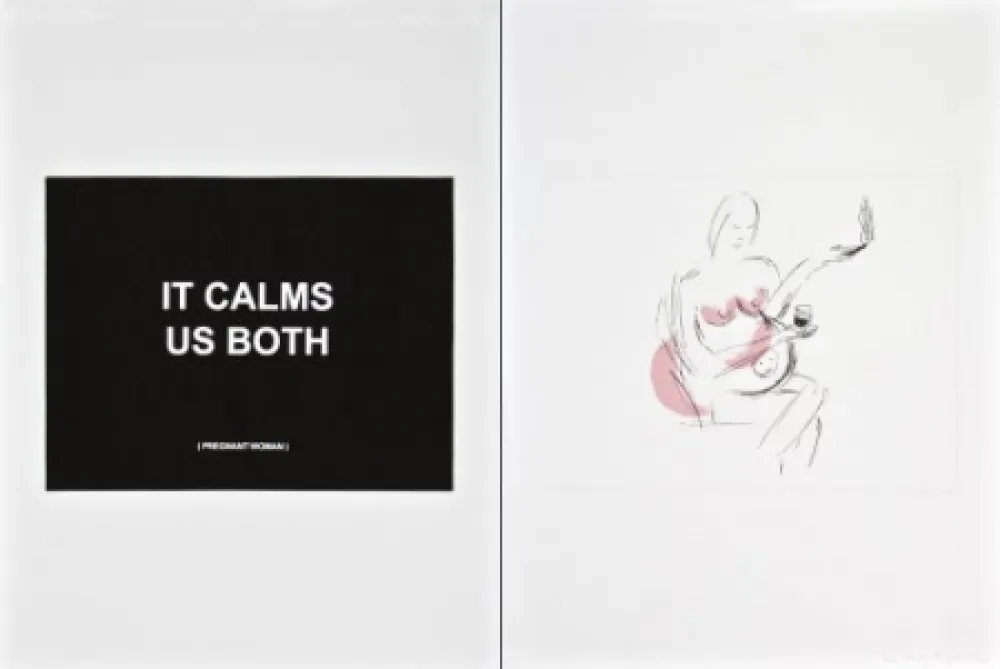 Incisione Prouvost  - It calms us both 2