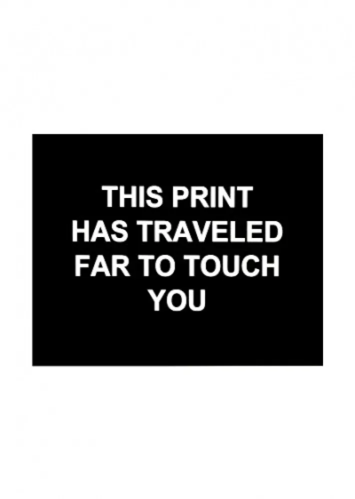 Incisione Prouvost  - This print has traveled far to touch you