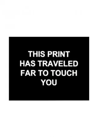 Incisione Prouvost  - This print has traveled far to touch you