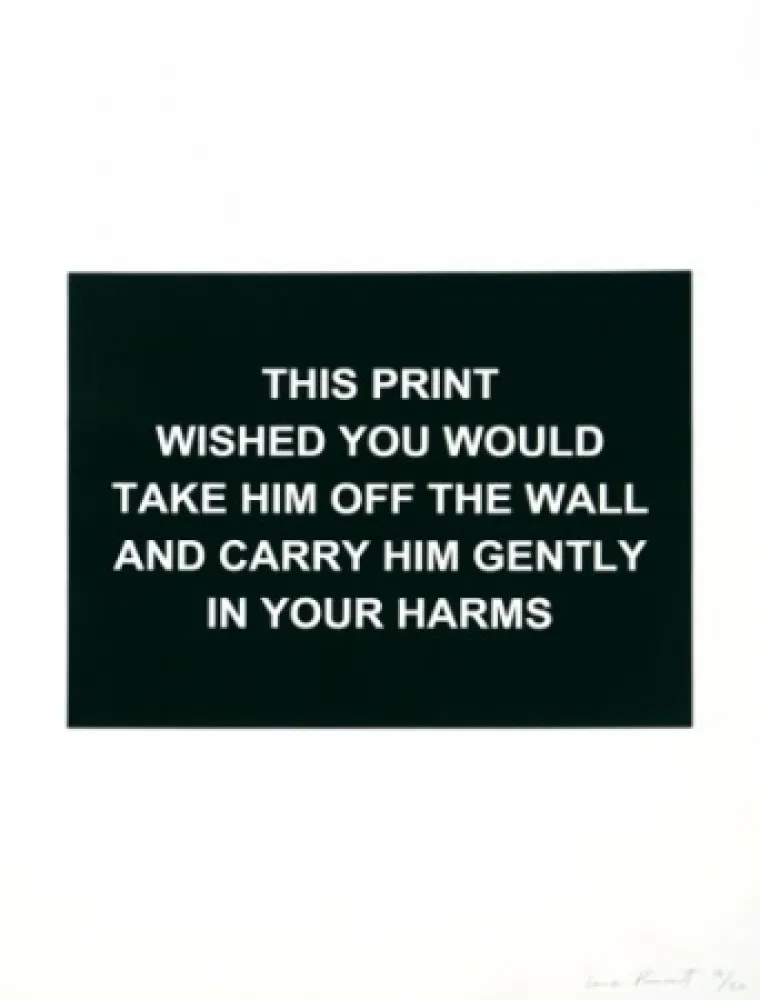 Incisione Prouvost  - This print wished you would....