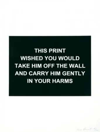 Incisione Prouvost  - This print wished you would....