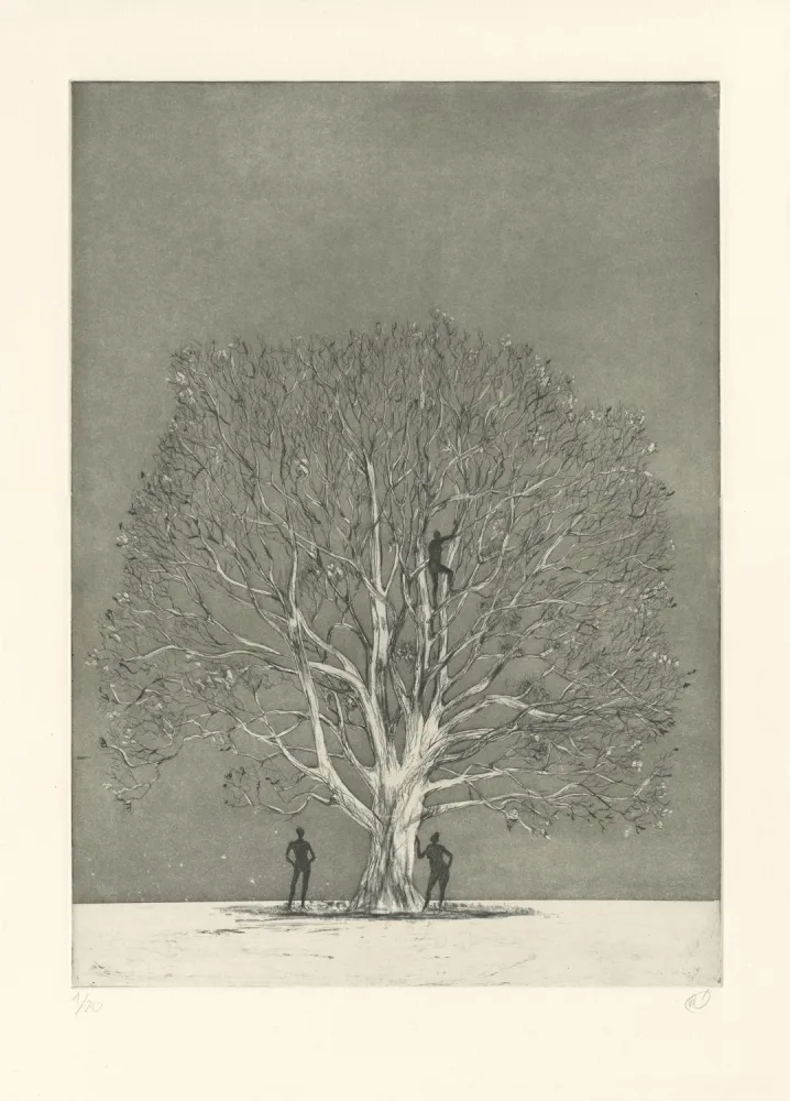 Incisione Rabaté - Paysage dans le Désordre