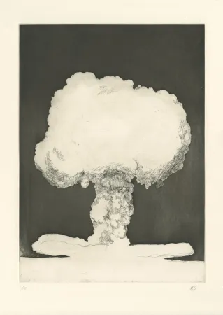 Incisione Rabaté - Paysage dans le Désordre