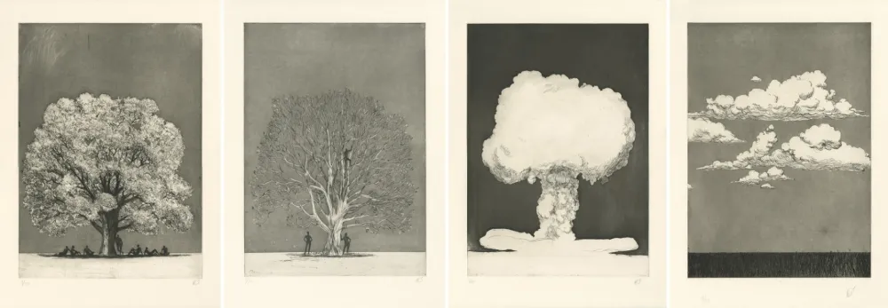 Incisione Rabaté - Paysage dans le Désordre (Suite)