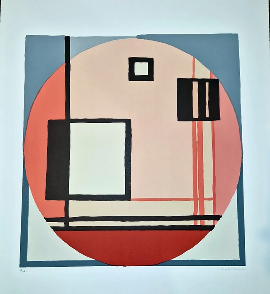 Litografia Radice - Composizione C.Q.R.