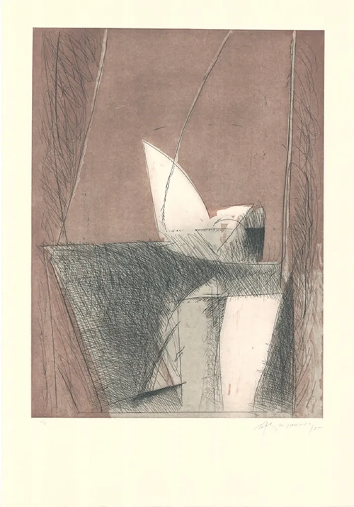 Acquaforte E Acquatinta Ràfols Casamada - Abril-1