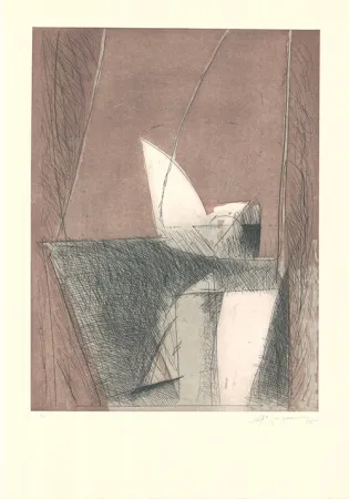 Acquaforte E Acquatinta Ràfols Casamada - Abril-1