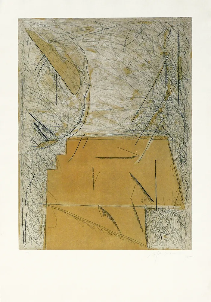 Incisione Ràfols Casamada - Abril V