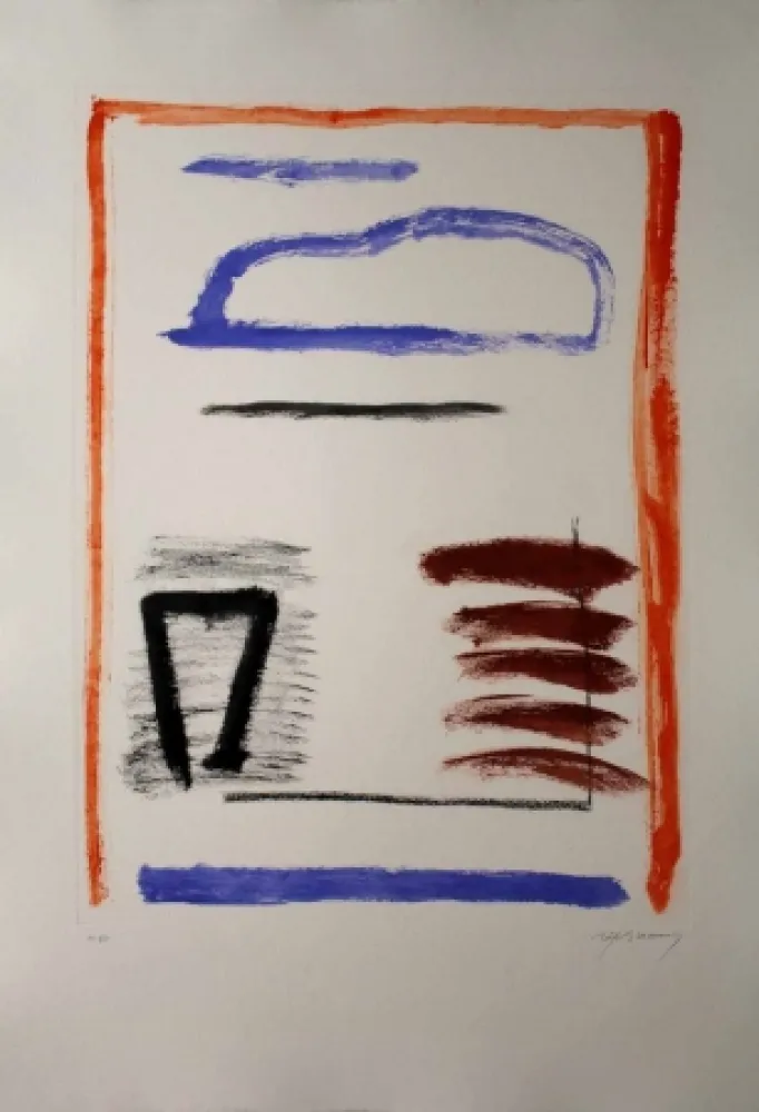 Acquaforte E Acquatinta Ràfols Casamada - Camí de primavera 2