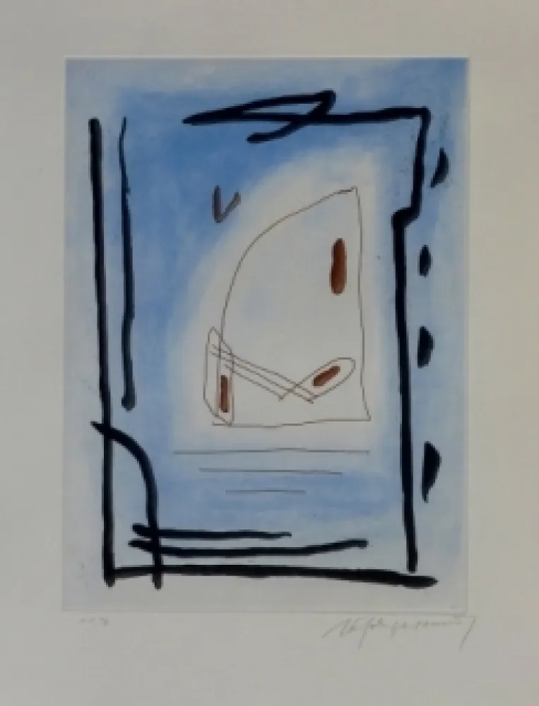 Acquaforte E Acquatinta Ràfols Casamada - Composition 10