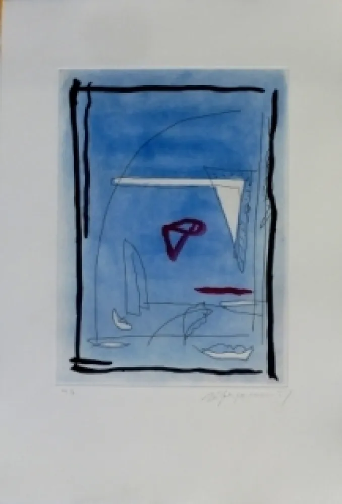 Acquaforte E Acquatinta Ràfols Casamada - Composition 12